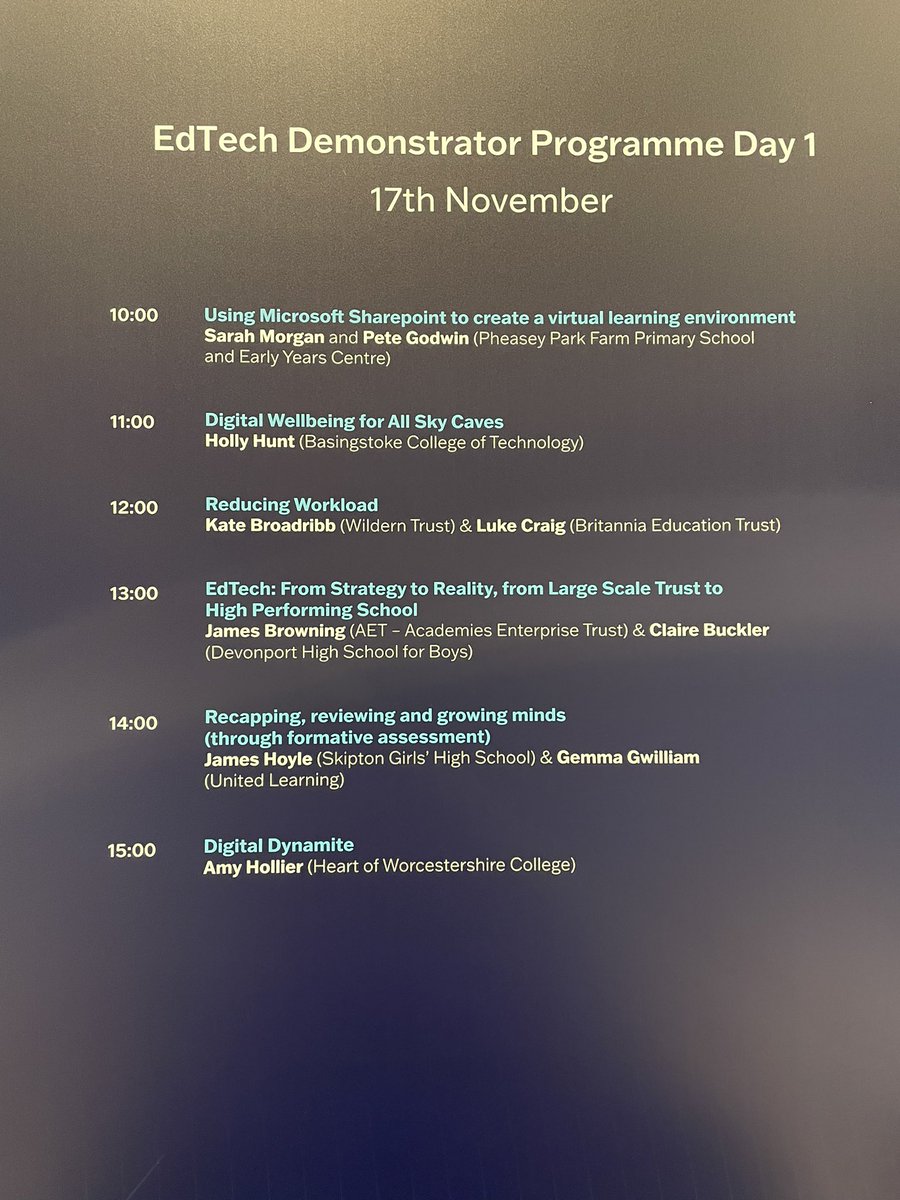 annacannizzaro4's tweet image. Find the @EdtechDemo on B29 at the #edtechsummit21 today. We have a great selection of demonstrators sharing their knowledge over the day. 👇