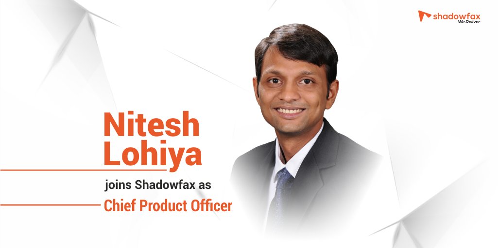We are delighted to announce that Nitesh Lohiya joins Shadowfax as Chief Product Officer.  In this new role, he will help in overall product strategy &amp; build scalable, sustainable, &amp; technology-driven products.

Article on <a href="/vccircle/">VCCircle</a> - bit.ly/30w81We

 #Leadership #growth