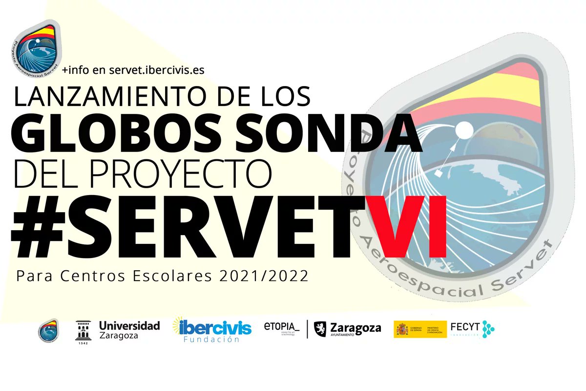 Ibercivis's tweet image. ¡Lleva a tu clase a la estratosfera! 🚀
🔎Buscamos 10 grupos de estudiantes entre 14 y 19 años de instituto, colegio, bachillerato o centro de formación profesional de cualquier rincón de España que quieran participar en los lanzamientos de #ServetVI🎈
#cienciaciudadana