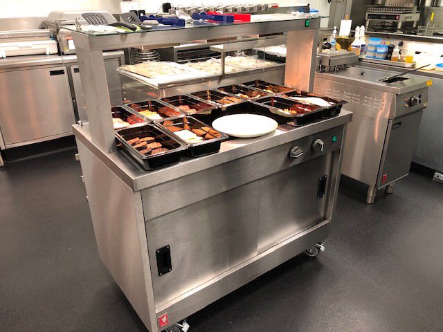 FalconDevChef's tweet photo. Our Heated Mobile Serveries are perfect for hot holding and serving a full breakfast … anywhere and safely https://t.co/wdXuGPMTCr #cateringforall @FalconFoodserv @AliGroupFS to @keepitcooking1 #wednesdaythought https://t.co/sgngPaH9Fs