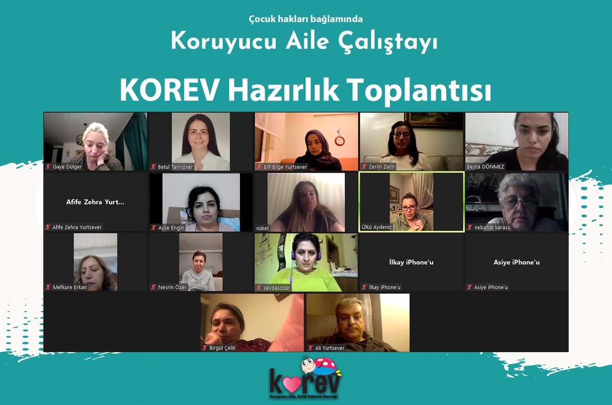 KorevAnkara's tweet photo. Koruyucu Aile Çalıştayı'na günler kala KOREV son hazırlıkları gözden geçirmek üzere bir aradaydı.

Çünkü "her çocuk sevgi dolu bir ailede yaşamayı hak eder". KOREV çocukların en temel hakkının savunuculuğunu yapmaya devam edecek.

#korevankara
#koruyucuaileçalıştayı https://t.co/IKCLwJY7Ls