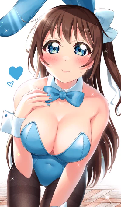 「こ、こんな衣装なんてどうでしょうか…?」
バニーガールなしずくちゃん💧 