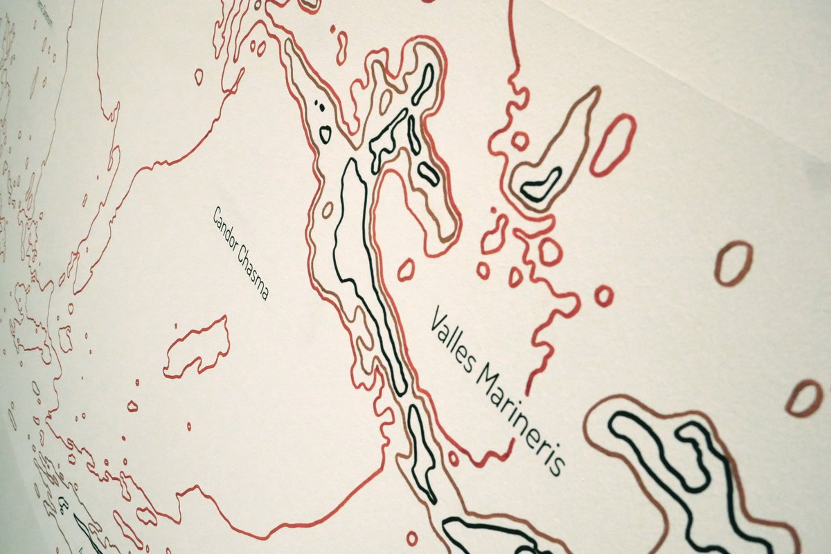 _glkt's tweet photo. It's all about a custom #plottertwitter that draws landscapes from Mars using real-world data https://t.co/fpJtgHXjoP