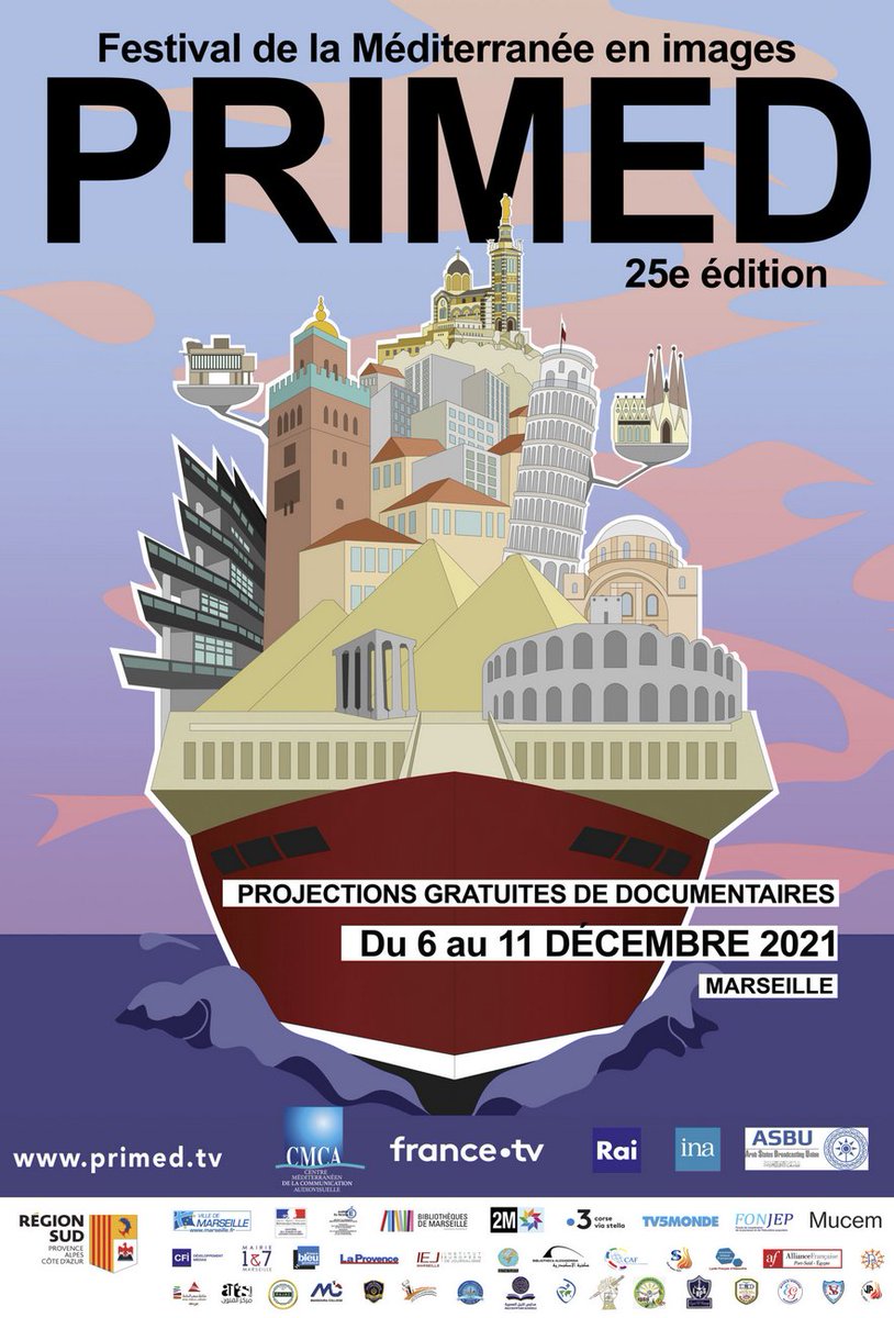 AVoirALire's tweet photo. 25e édition du PriMed 
Le festival du documentaire de la Méditerranée en images aura lieu à Marseille, du 6 au 11 décembre 2021.
https://t.co/mu8ayMseKE
#PrixMed2021 #festival #Marseille https://t.co/5jc5KvSppX