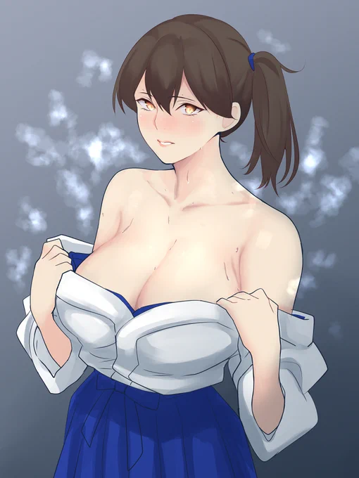 加賀さんはおっぱいばかり描いてる(再掲) 