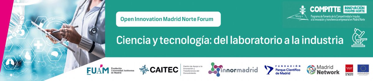 We are excited to present “SOM Biotech: Drug repurposing for Rare diseases” at the Open Innovation Madrid Norte Forum on science and technology today. 

For more information, click here: eventos.uam.es/74500/detail/c…