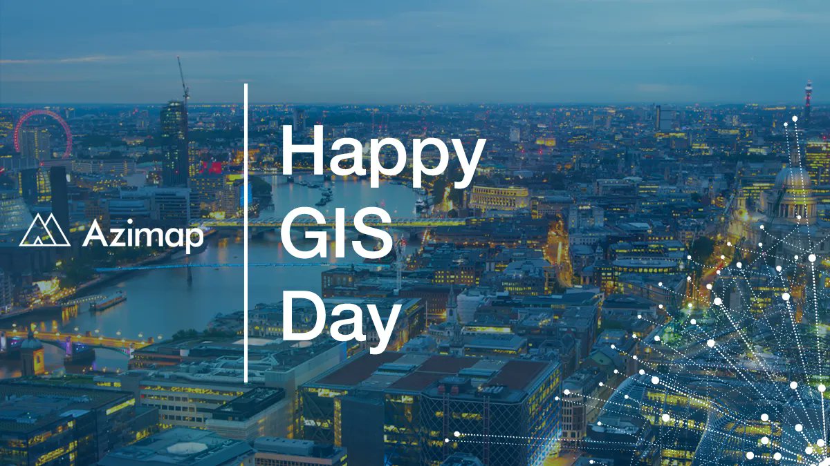 AzimapSoft's tweet image. Wishing all of our customers, colleagues & Azimap content creators a very happy #gisday 🎉 🗺️ 📍  Keep up the fantastic work in spreading the power of maps & mapping! #GISday2021 #Azimap #WebGIS