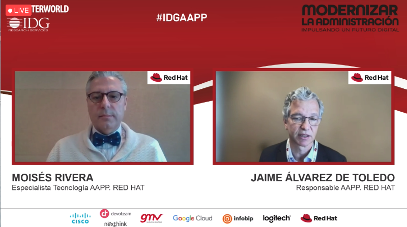 ComputerworldES's tweet photo. Jaime Álvarez: "El open source se está conformando como un pilar clave para ganar agilidad, y acelerar los procesos, convirtiéndose en un eje importante de todo este movimiento hacia la modernización de la administración pública". @RedHatIberia #AAPP #IDGAAPP https://t.co/qcjAUhMLLK