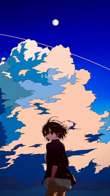 季節外れの夏空シリーズ#イラストの温度差でフォロワーさんに風邪をひかせる 