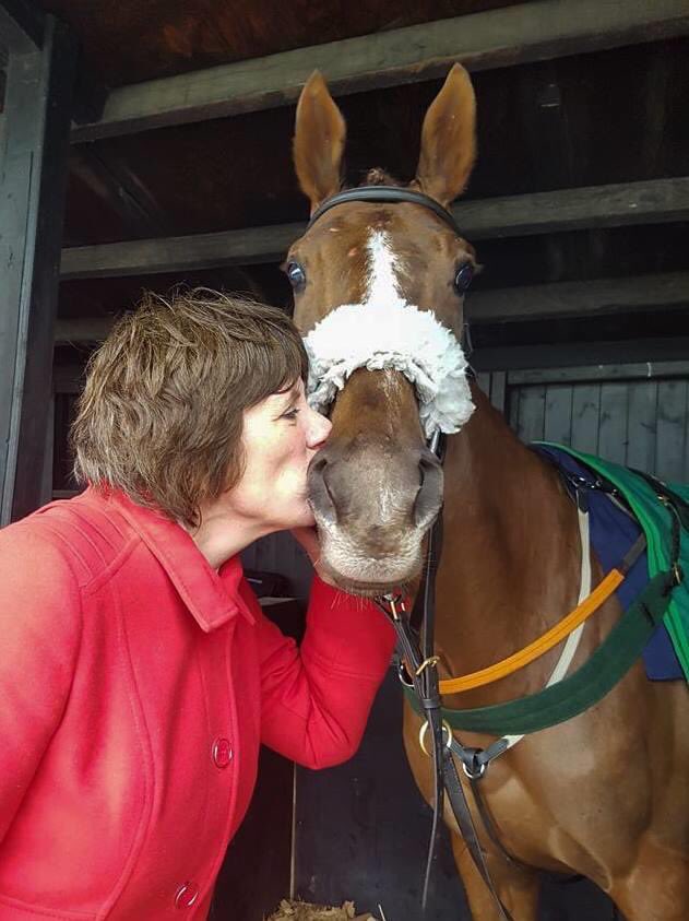 BecsBailey's tweet photo. I’m a day late, but every day is Horse Appreciation Day in my world ❤️ #AnneBonny #Ballymilan #CooleCharmer #OurReward https://t.co/WthFLGkYdf