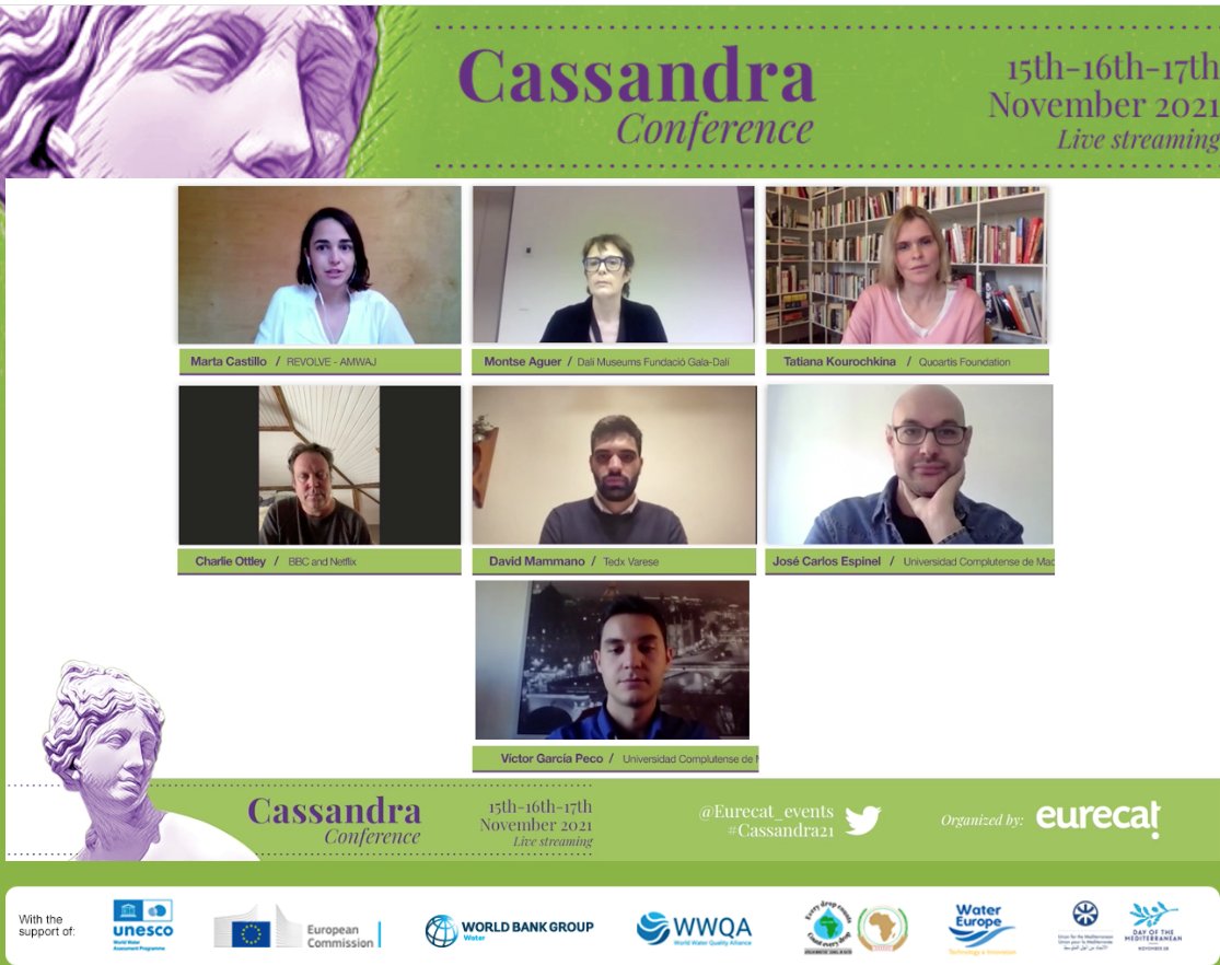Eurecat_events's tweet photo. #CASSANDRA21 Panel 8 "The role of the artist and the writer" explores the importance of art and communication and its capacity to involve all Mediterranean people in confronting the issue
@MarsMartis @JoseCEspinel @quoartis @LaVanguardia @MuseuDali @AMWAJAlliance @mammanodavid https://t.co/Z0GpW7HyVU
