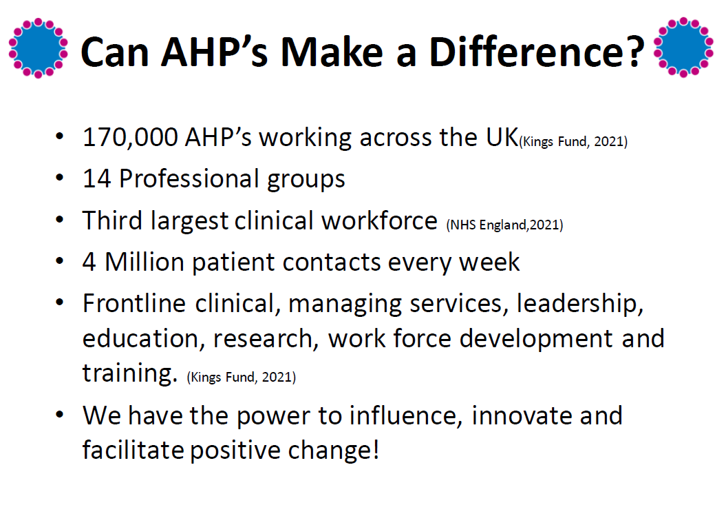 carrie_biddle's tweet photo. @stinton_jo '#AHPs absolutely have the knowledge and skills to make a difference'
#Toptips shared and signpost to some helpful resources
#SWAHPMASSIVE @HindleLinda @AHPs4PH https://t.co/1gSHB4XUCJ