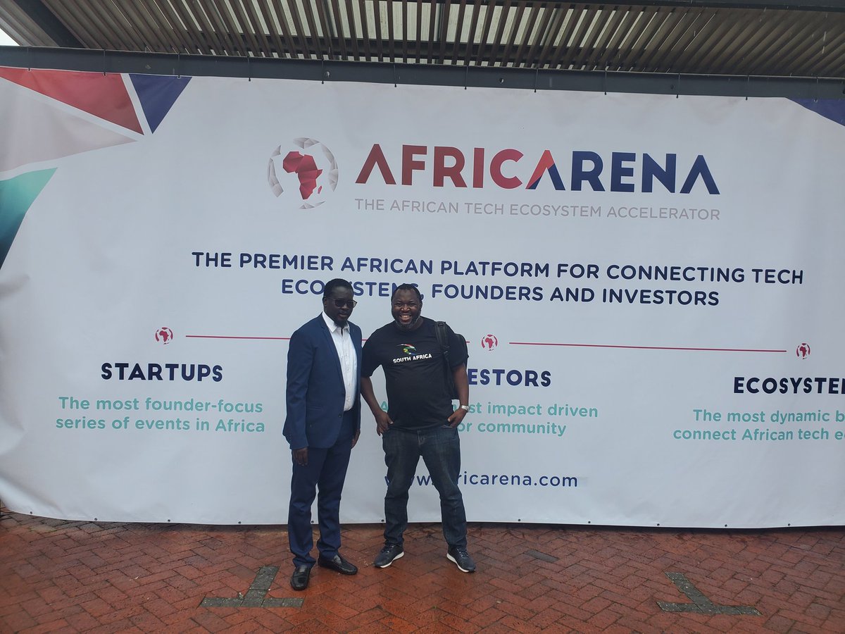 Nous prenons part également à  Cape Town à #Afriquearena avec #senstartup en collaboration avec #NTF4 et #PACAOSENEGAL