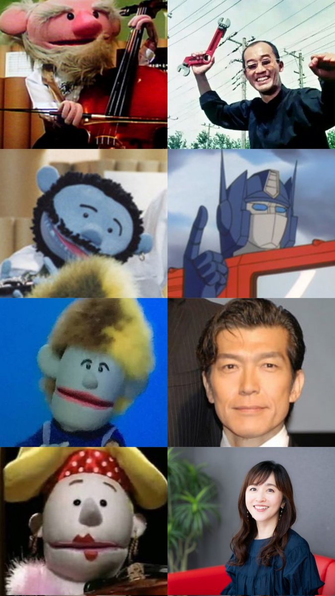 クインテットの主な声優さん！ ※スコアさんは 斎藤晴彦さん フラット