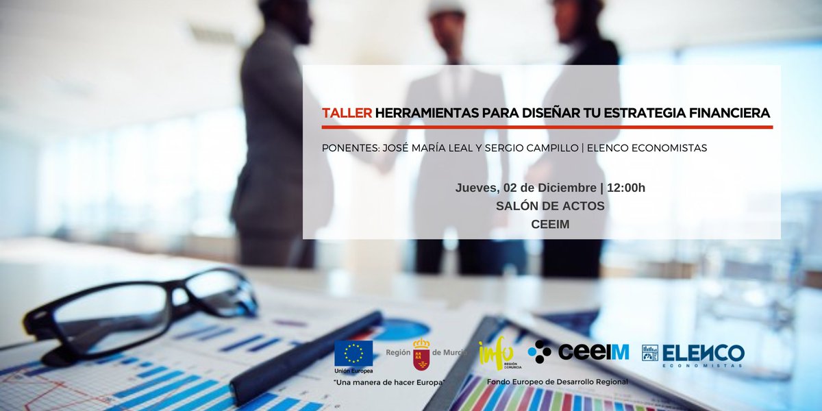 EstherCostaV's tweet photo. #emprendedores #empresas 
🚩Jueves, 2/12 12h @CeeiMurcia 
¿Te gustaría saber interpretar tu Balance de Situación o Cuenta de P&amp;G?
Descubre en este taller la importancia de conocer la situación financiera de tu empresa creando una  estrategia idónea 😀💲📊 https://t.co/SdVftAR6id https://t.co/Xr6GJFXfwm