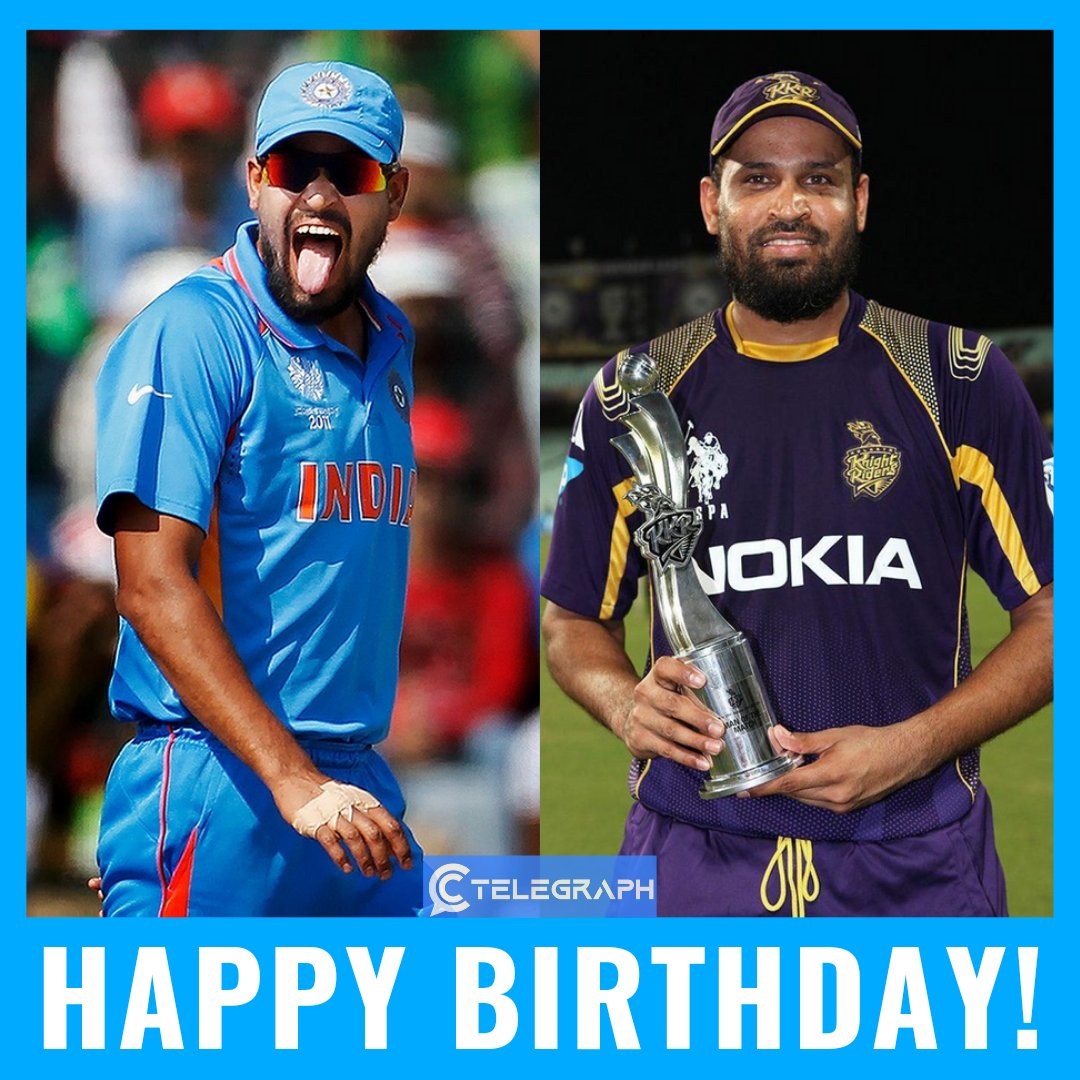 Happy Birthday to former Team India all-rounder Yusuf Pathan      