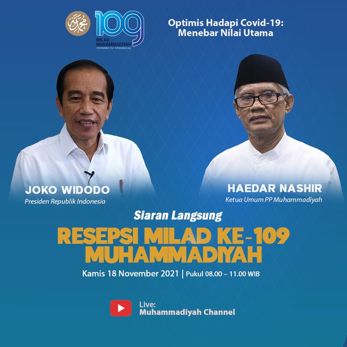 ikbenmoeschat's tweet photo. BESOK BANGET JAM 08.00. Stay tune everybody. 
#Milad109Muhammadiyah #Muhammadiyah https://t.co/nDFv7VlU4v