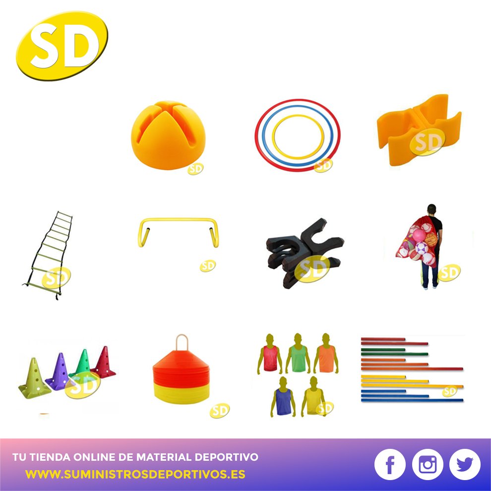 sumdeportivoscc's tweet photo. ¿Conocéis nuestro Kit Básico de Entrenamiento para colectivos?

☑ 10 bases picas y aros ☑ 20 petos ☑ 10 aros 50 cm ☑ 10 engarces picas y aros ☑ 1 red 20 balones ☑ 20 conos 32 cm ☑ 1 escalera agilidad 4 m y ➕

📞 923 604416 📧 atencion.cliente@suministrosdeportivos.es https://t.co/3GlqbddITE