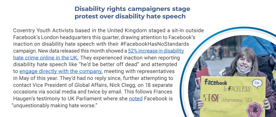 The <a href="/FBoversight/">Real Facebook Oversight Board</a> has released their quarterly report and our #FacebookHasNoStandards campaign has been featured! Click here to read their report and learn about those taking action👇
tinyurl.com/FBoversight
PS we're on page 5 🤭