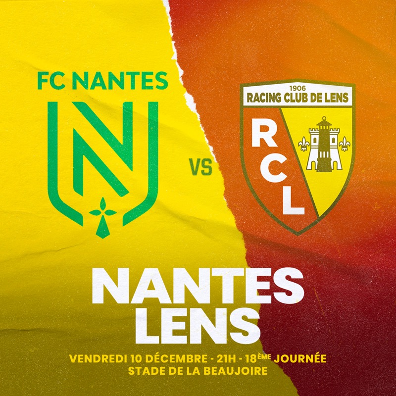 FC Nantes on Twitter: &quot;⚡️@FCNantes ? @RCLens Ouverture de la billetterie  grand public !&quot; / Twitter