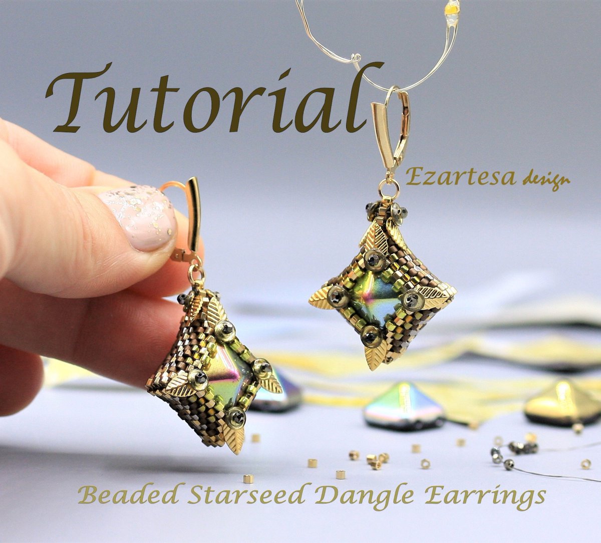 Excited to share the latest addition to my #etsy shop: Starseed Beaded Dangle Earrings Tutorial, Seed Bead Pattern by Ezartesa etsy.me/3nlBprs #wedding #christmas #beading #starseedearrings #ezartesa #earringspattern #earringstutorial #seedbeadpattern #seedbead