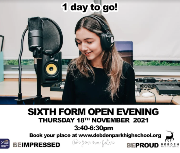 dphs's tweet photo. 1 day to go! Tomorrow we are hosting our Sixth form open evening. Visit https://t.co/TPQOUYryiB to book your place. Don't miss out!
#BEimpressed
#BEproud
#BEyourownfuture https://t.co/BsSqHW8Baj