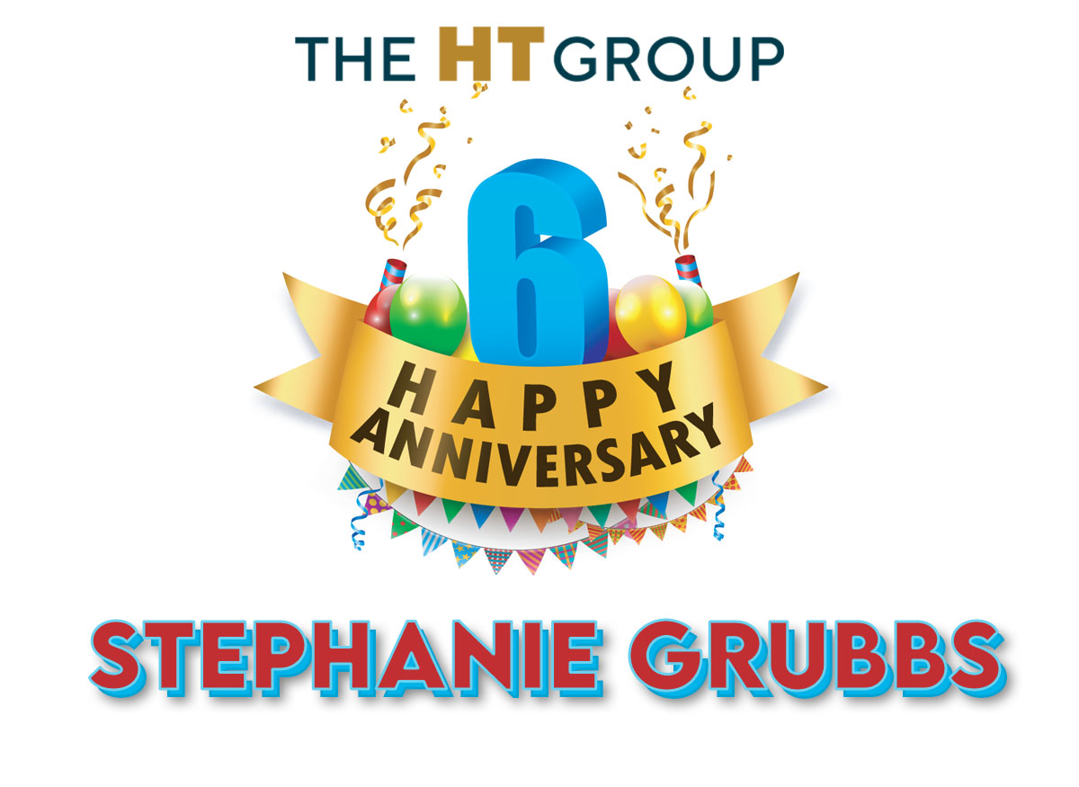 TheHTGroup's tweet photo. Congrats Stephanie Grubbs for 6 years with The HT Group. Happy Workaversary!
#workanniversary #success #personaldevelopment #woohoo #thehtgroup https://t.co/3e9ikvCpm6