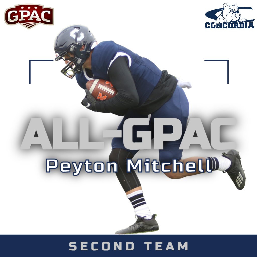 🏅 Second Team All-GPAC 🏅

🏈 <a href="/peyton_mitch/">🅿️ Mitch</a> | Waverly, KS

📈 3x 2nd Team All-GPAC; 17 tkls, 3 int, 2 pbu's, 1 ff, 1 fr in 2021; career totals of 18 pass breakups and 8 interceptions.