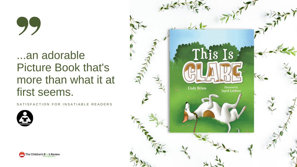 '...an adorable Picture Book that's more than what it at first seems.' — Satisfaction for Insatiable Readers

Today, we've teamed up with Satisfaction for Insatiable Readers to share another winning review of THIS IS CLARE. Check it out here: insatiablereaders.blogspot.com/2021/11/tcbr-a… #thisisclare