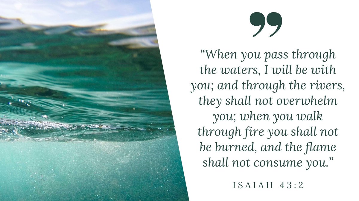 WycliffeSA's tweet photo. With God beside us, we will not be defeated by whatever we’re going through.
#Bibleverse #Biblequote #Godforus #MightyGod #BookofIsaiah #Godwithus https://t.co/jQfnkMZEOh