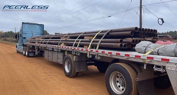 #peerlesslogistics #everyloadisapeerlessload #trucking #longhaul #pipes #logistics #logisticsmanagement #supplychain #supplychainsolutions #freight #freightbroker #freightforwarder #freightforwarding #transportation #wemovefreight #shipping #supplychain #cargo #deliveryservice