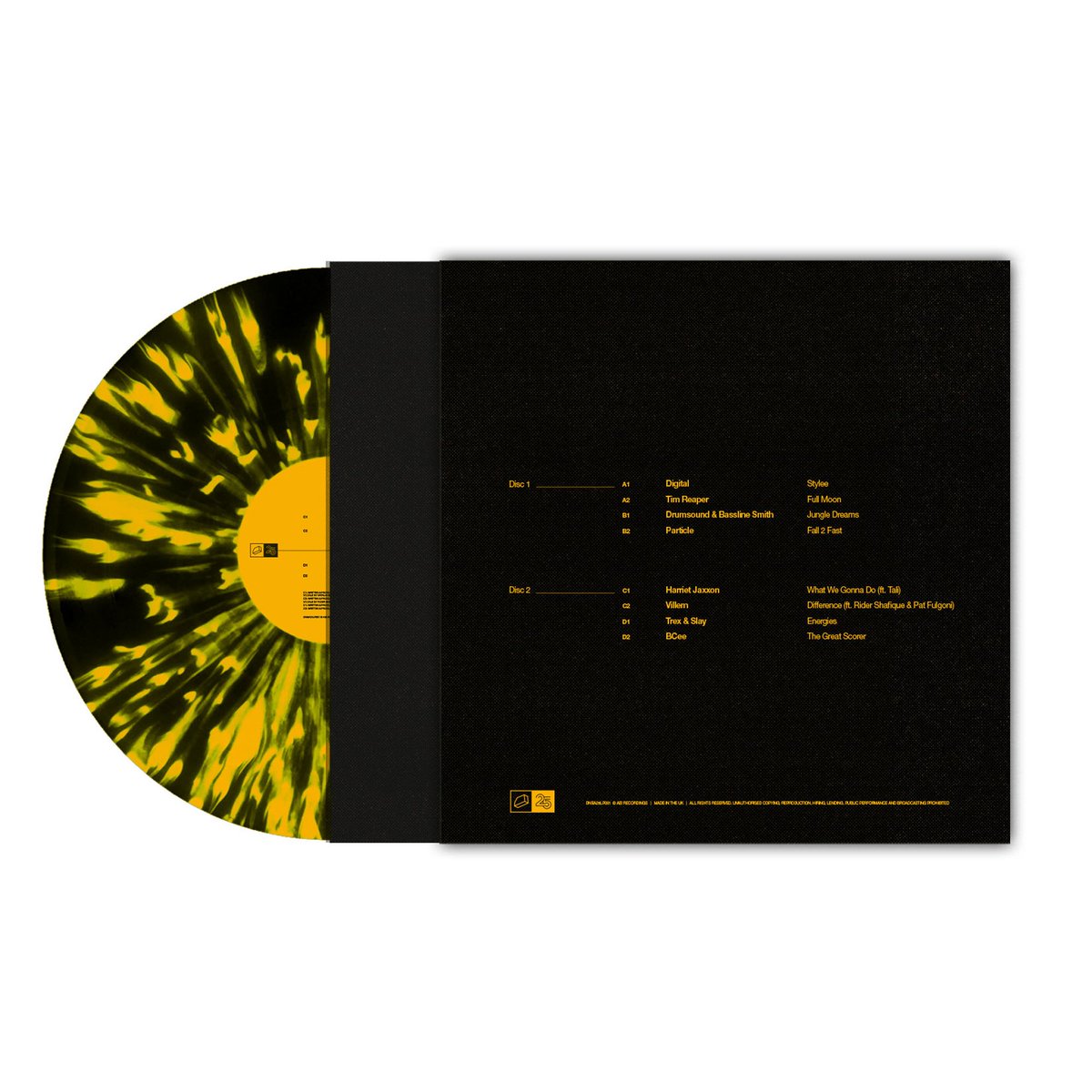OfficialDnBA's tweet photo. A special milestone calls for a special collector's edition vinyl and USB 🔥

Presenting our 25 Years of Drum&amp;BassArena LTD Edition Splattered Gatefold Vinyl featuring a selection of tracks from the album, as well as a USB feat. the full LP 🙌

Pre-order: https://t.co/803C0kHzUv https://t.co/hic52WfV4C