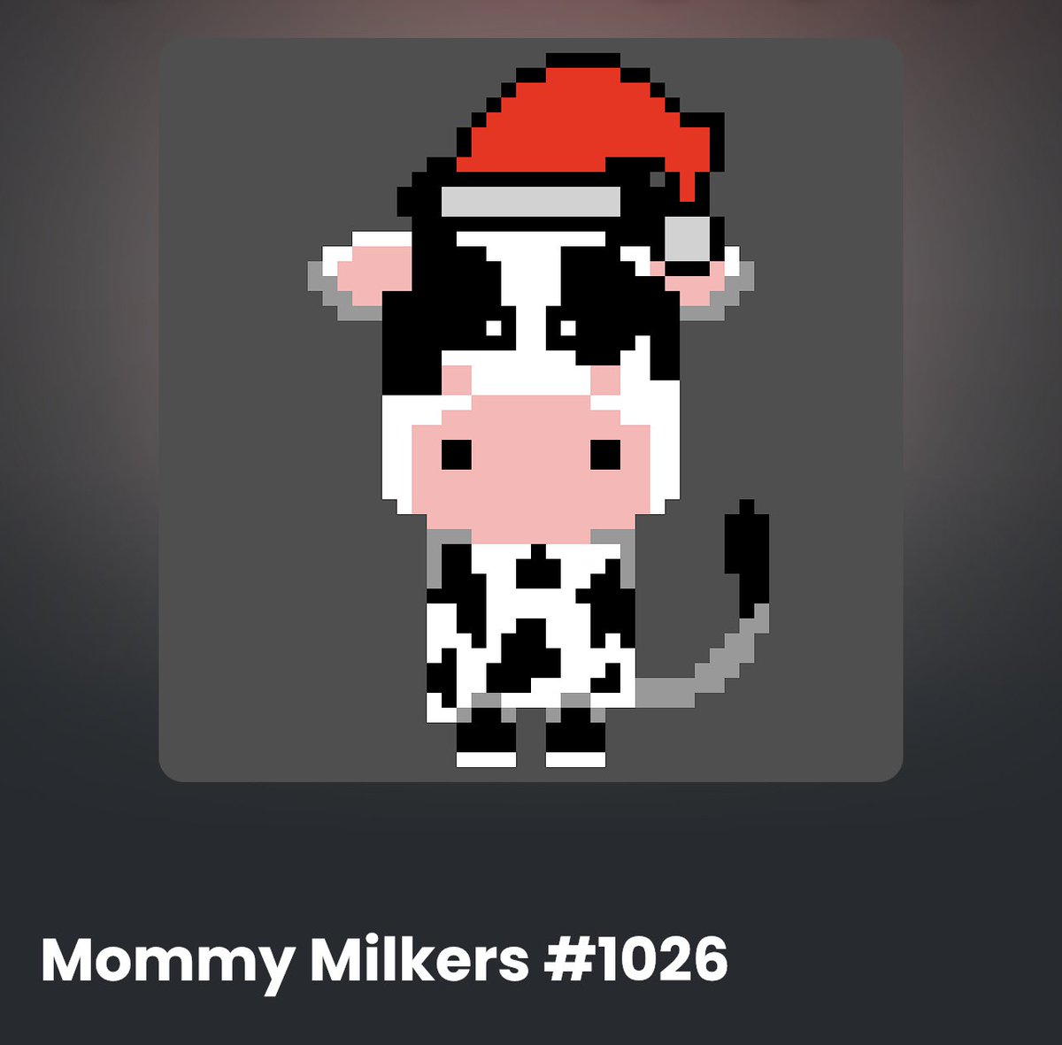 Mommy Milker #1026
🤍🐮🥛🍪
Check out my links in bio!
opensea.io/assets/matic/0…
#NFT #NFTCommunity #NFTs #nftart #shiba #ShibaCoin #NFTartist #NFTarts #NFTshill #ETH #Polygon #ELON #hopingforfirstsale #opensea #OpenSeaNFT #NFTcollectibles #nftcollectors #myfirstNFT