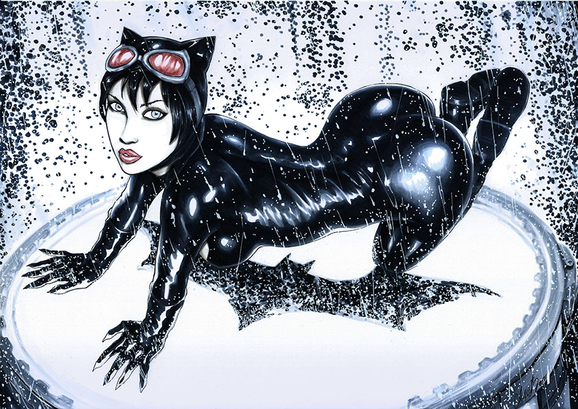 Hm1Art's tweet photo. CATWOMAN ART Sexy #HM1ART BATMAN Drawing Pinup Girls #Catwoman #Arkham #Batman #DarkKnight  #comics https://t.co/VMT5BLnuwe