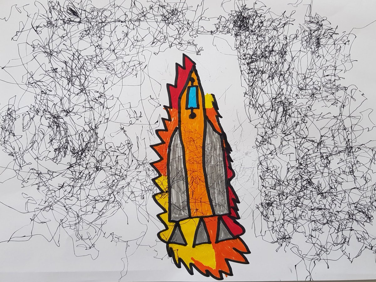 arlaudar's tweet photo. #KidsDrawRockets From Teo https://t.co/G1SzU7Chd9