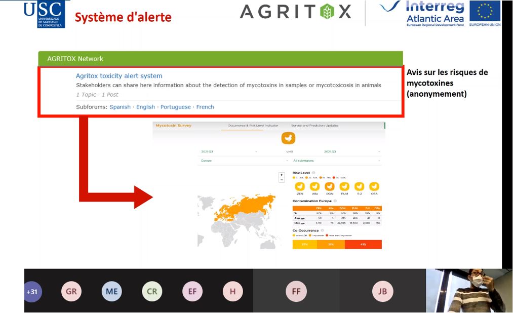 Now we continue with the Workshop! You can link to our network by registering at the Exchange network 👉 agritox.eu/network 👈
@Interreg_eu <a href="/AtlanticArea/">Interreg Atlantic Area</a> <a href="/UniversidadeUSC/">USC</a> 
#AGRITOX #Mycotoxin