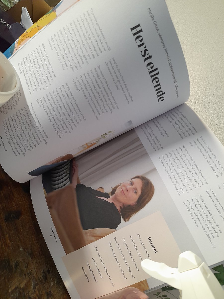 Marijkegroot's tweet photo. Volgens mij komt dit blad van @wijzijnmind in huisartsenpraktijken te liggen.

Ik mocht ook wat schrijven over mijn herstel. https://t.co/MenhwYkVIZ