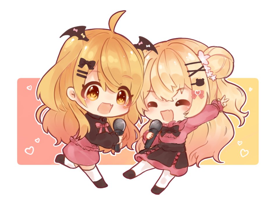 夜空メル 「今日最高だった🥺🥺🥺
#メルArt 
#ねねアルバム 」|フェコ@多忙のイラスト