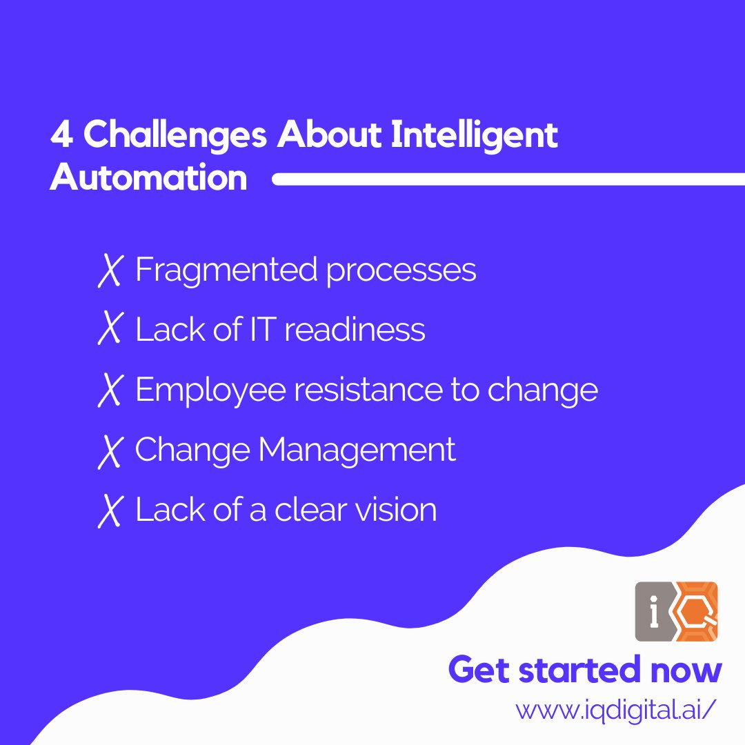 iQInnovationHu1's tweet photo. Fragmented processes, lack of IT readiness, and lack of a clear, enterprise-wide vision are holding businesses back from seizing all the opportunities that intelligent automation offers.
.
#iQInnovationHub #iQDigital #intelligentautomation #automation #technology https://t.co/pHAqMUiHUI