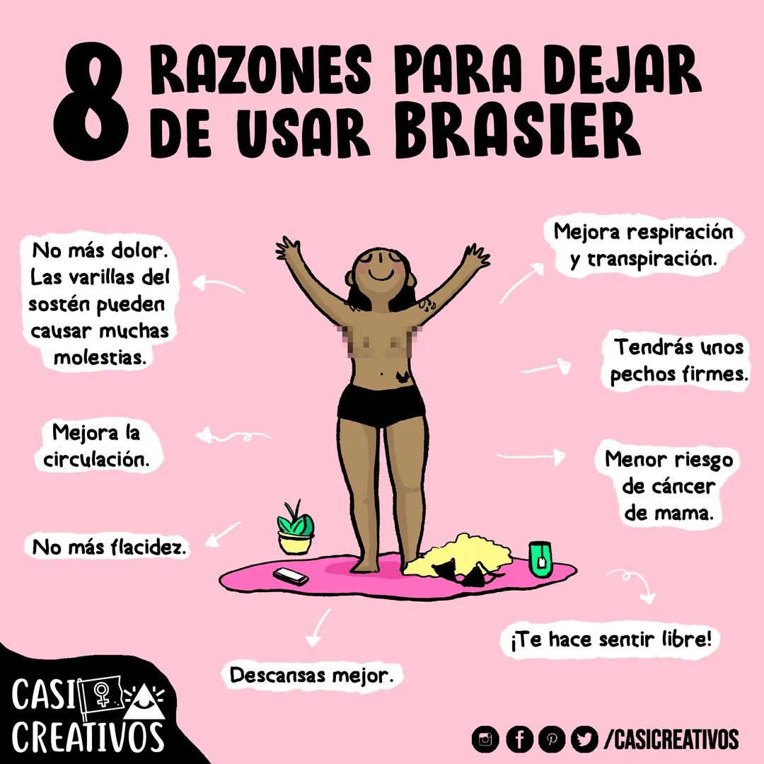 sexologa_san's tweet photo. 🌺De verdad intentenlo🌺
En este año y meses de pandemia, pude estar sin el bra en casa y puedo compartirles que sí es real los beneficios, cambios y mejorías que vi en mi cuerpo.
¡Déjame tus comentarios!
#fuerabra #sinsosten #bubislibres #sexologa_san #sexoogle #sexsan https://t.co/rPRmufgLMW