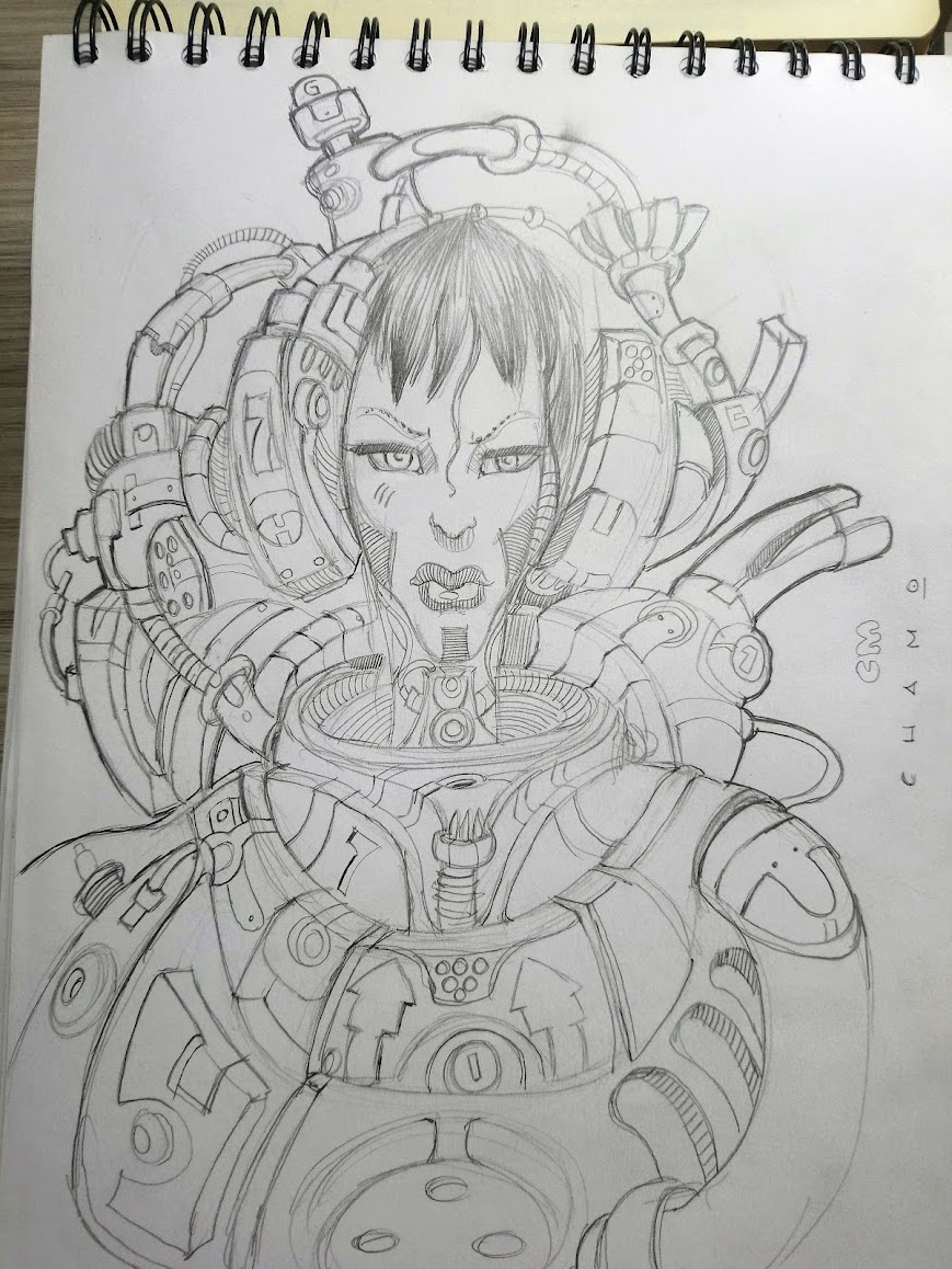 WorkshopDrawing's tweet photo. 8TAVO UNVERSO
ROMMI
SkethBook
#comic #art #drawing #sketch #illustration #ilustracion #dibujo #artist #ink #sketchbook #comics #live #manga #instaart #design #color #cartoon #mirandela #chamoestudio #bogotatattoo #mirandelaart #bogotaanim #instaartwork https://t.co/vyEcMUJ0E7