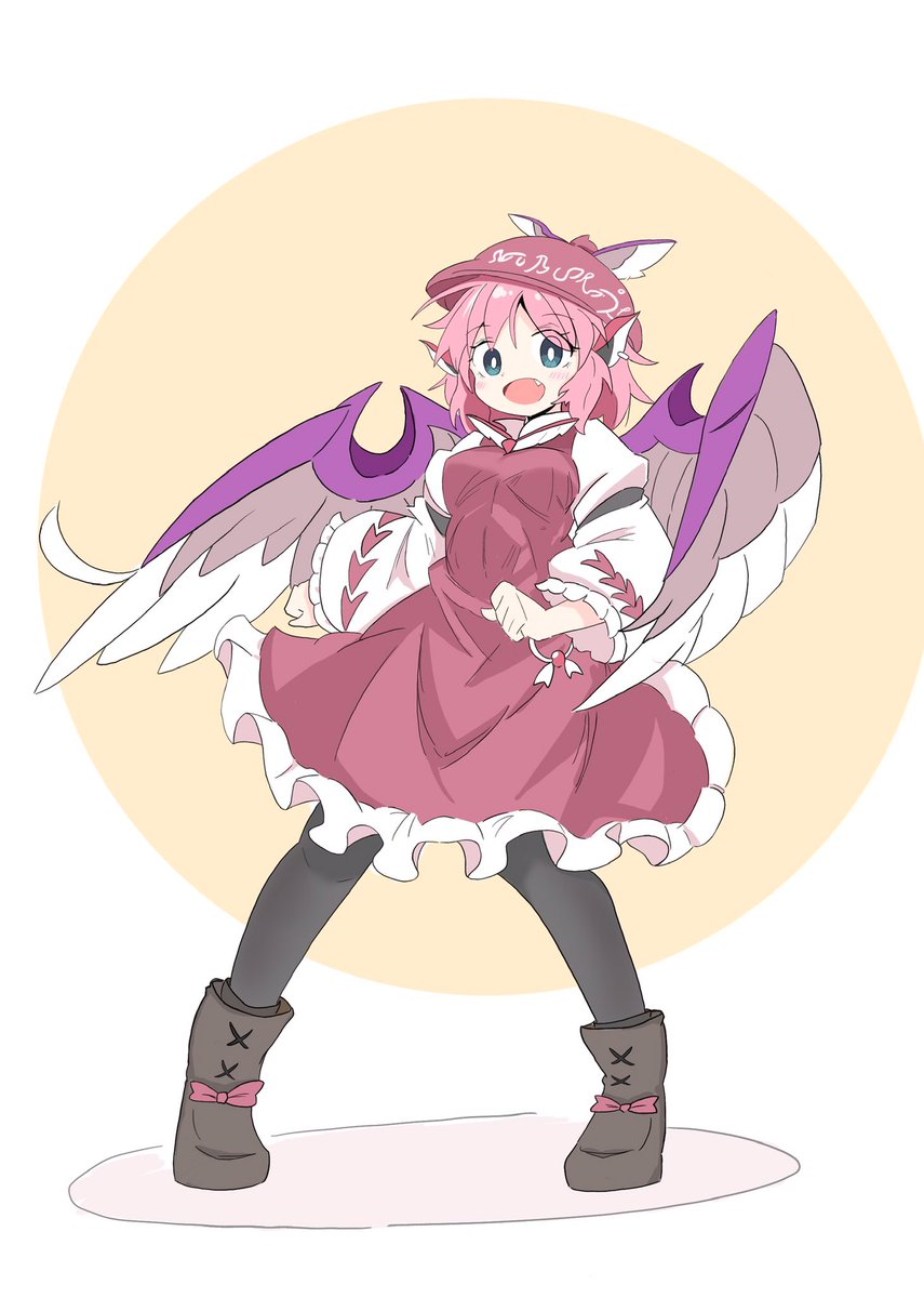 ミスティア・ローレライ 「8ヶ月前にミスチー描いてたんで比較 」|たったにのイラスト
