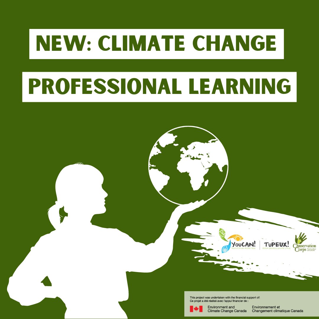 CorpsNL's tweet photo. CCNL’s Climate Change Professional Learning is a collection of resources specifically developed to support K-12 educators teaching climate change in Newfoundland and Labrador. https://t.co/Yq1KRpn9LD

#CCNL #ClimateChange #NL #Newfoundland #Labrador #YouCAN #TuPEUX https://t.co/pi8YbhDuOZ