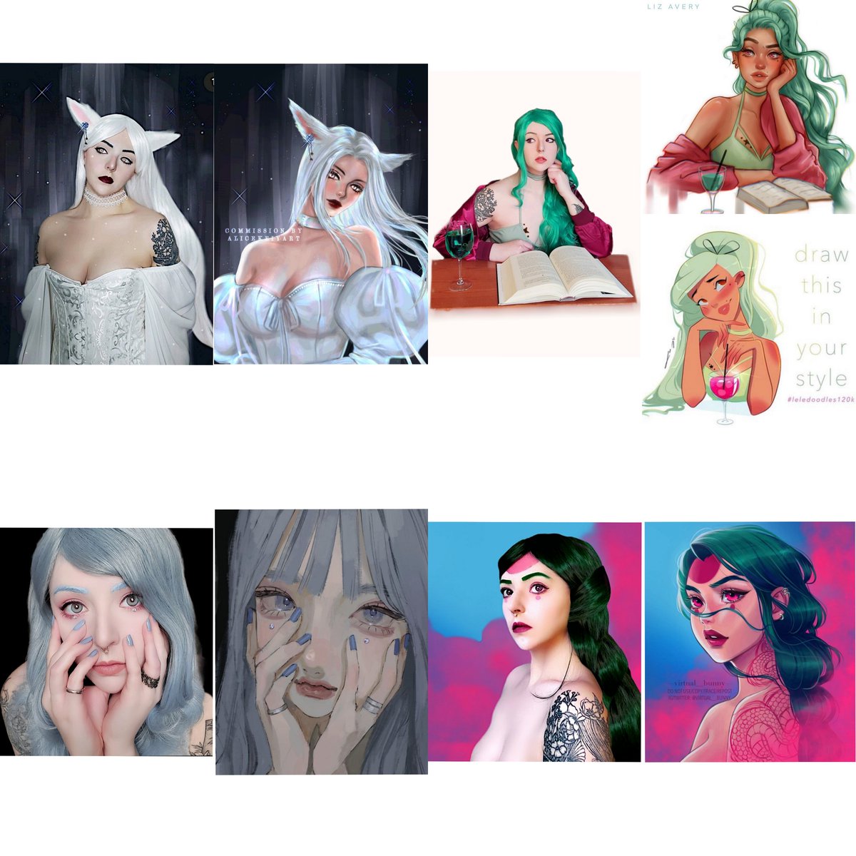 falswatr's tweet photo. Welcome! I cosplay artists' OCs and artwork ☺ These are just some recent works, more to come ✨ https://t.co/EoXcaHroxW