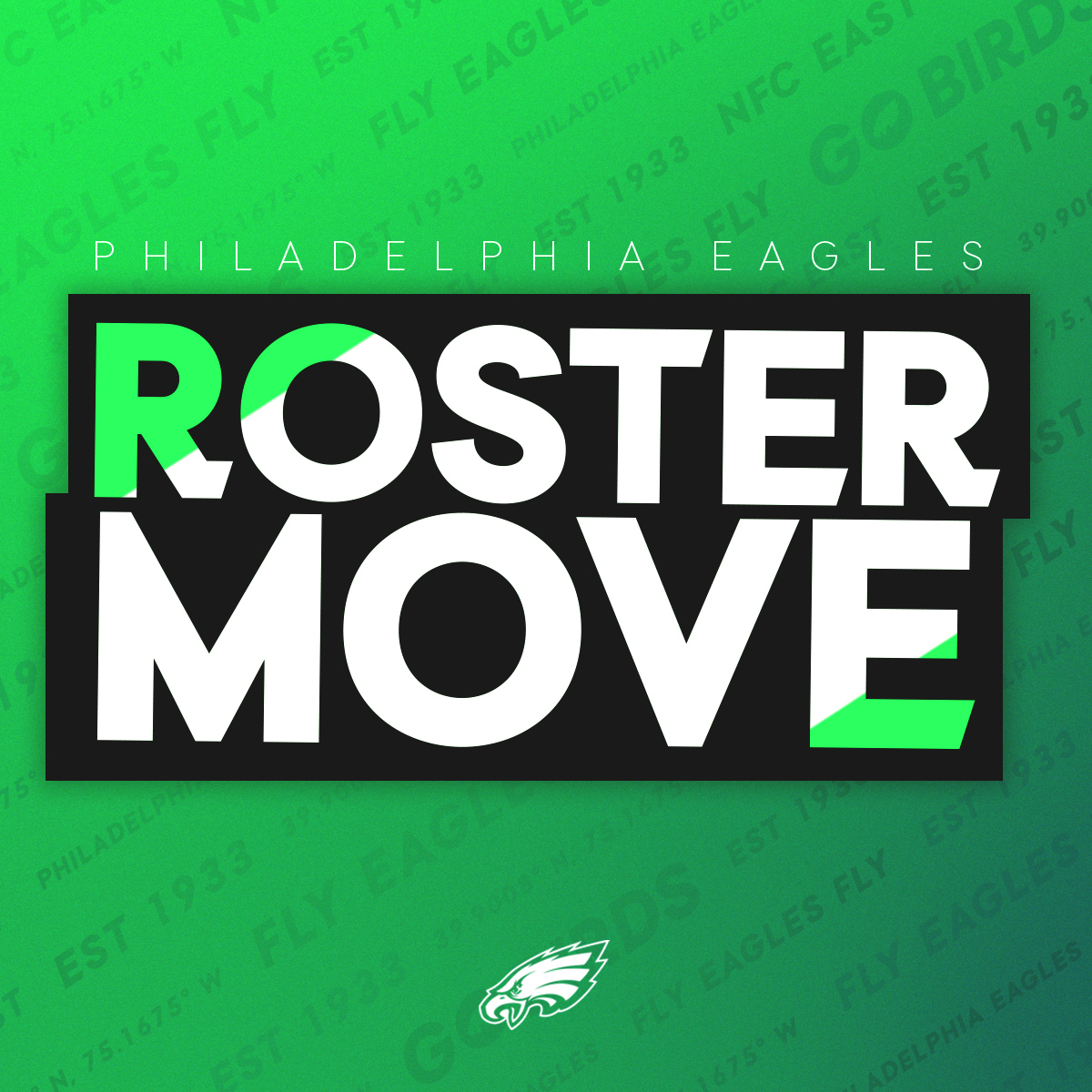 Eagles's tweet photo. Roster Move: Eagles have activated the 21-day practice window for RB Miles Sanders. https://t.co/iY503ZKuQE