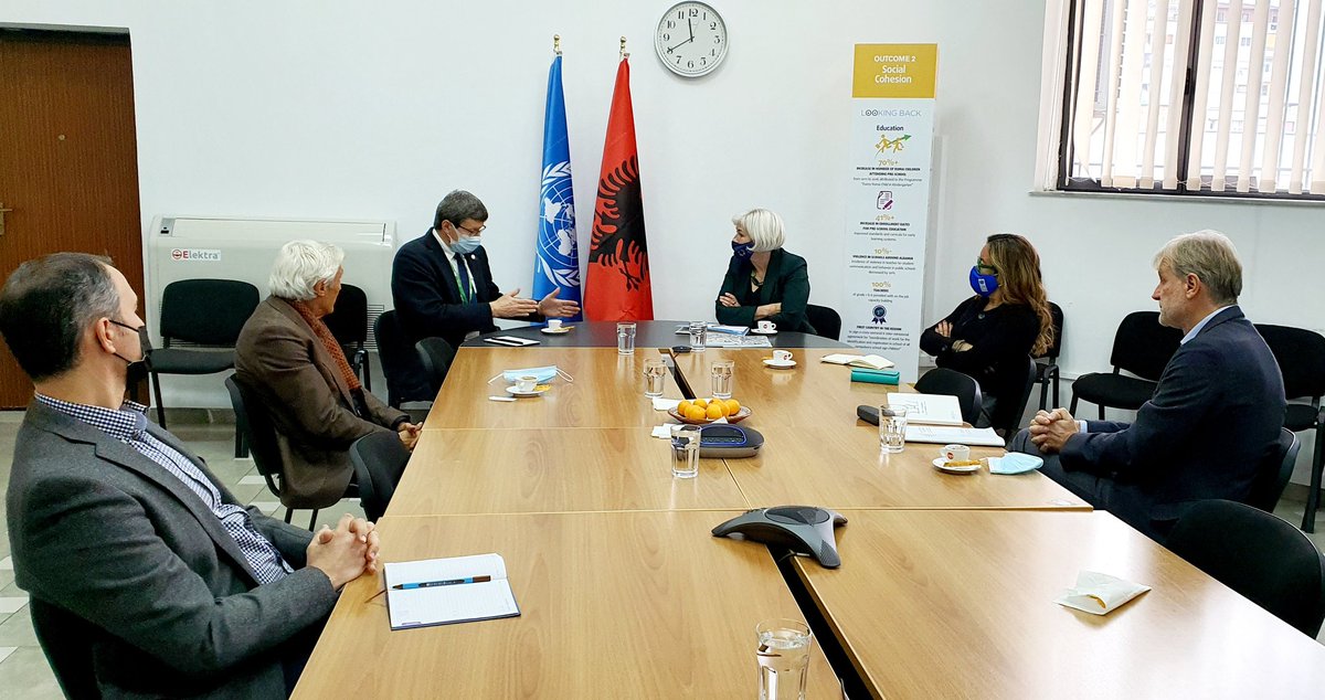 UN_Albania's tweet image. Our  🇺🇳 Country Team received @FAO&apos;s  Assistant Director General, Vladimir Rakhmanin to learn more on FAO&apos;s new strategic framework, actions from #UNFoodSystemsSummit  &amp;amp; links to #EU 🇪🇺policies. A timely exchange as we are about to kick off our new 🇦🇱🇺🇳#CooperationFramework.