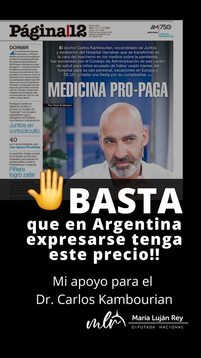 María Luján Rey tweet media