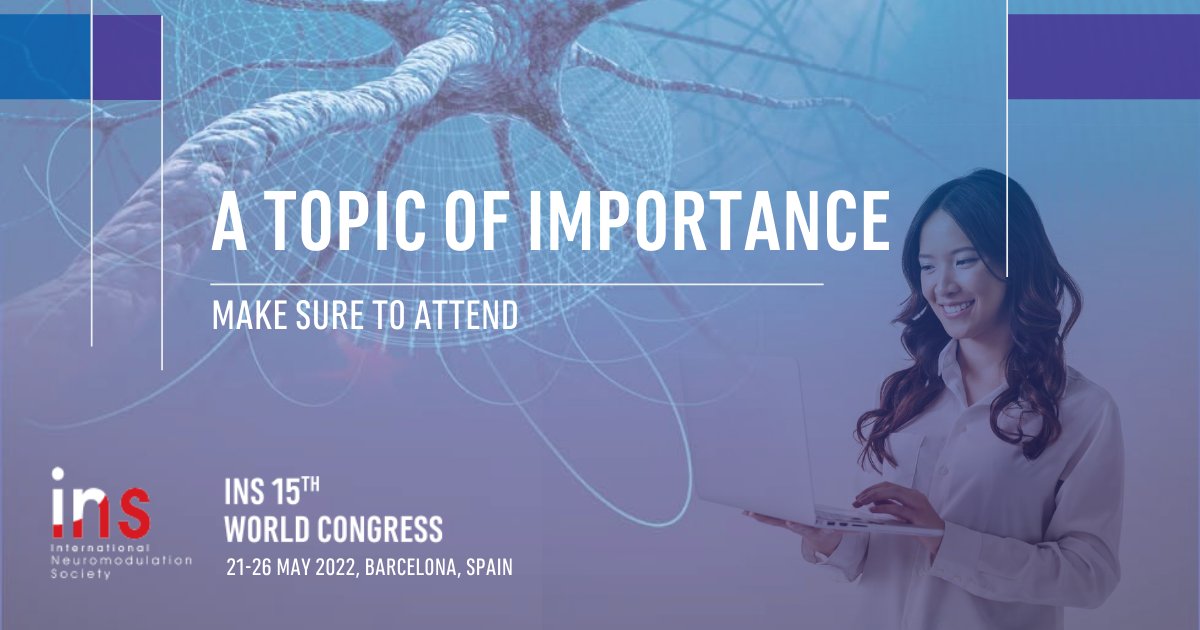 IntlNeuromod's tweet photo. Attend #INS2022 Plenary sessions, to hear from top experts in the field, sharing their innovative discoveries, real case solutions, and predictions for future developments in #neuromodulation
ℹ️Discover the whole scientific program here➡️ https://t.co/xvGeNWExLO https://t.co/x4rsiUJ4xS