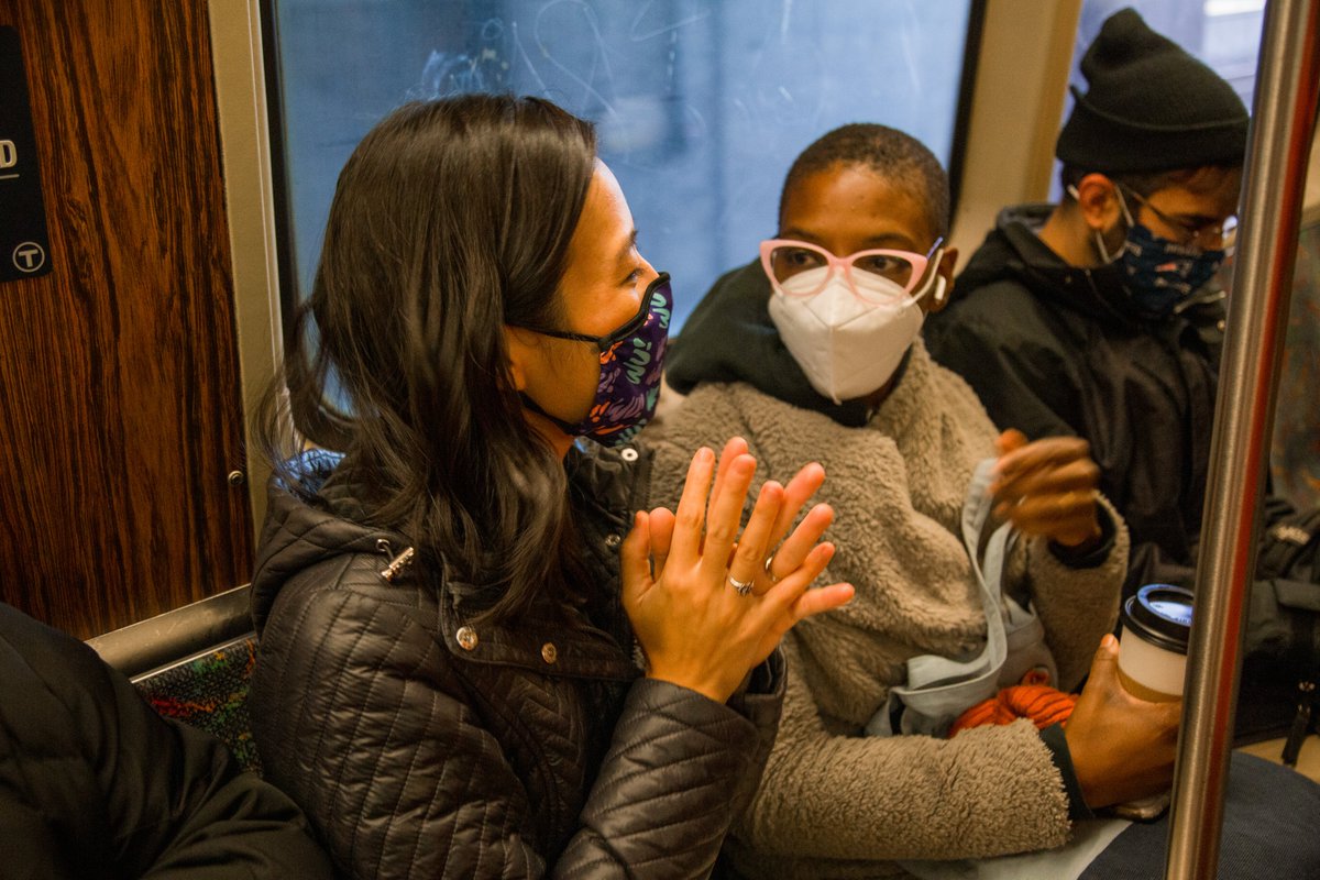 MayorWu's tweet image. Took the Orange Line to my first day on the new job!