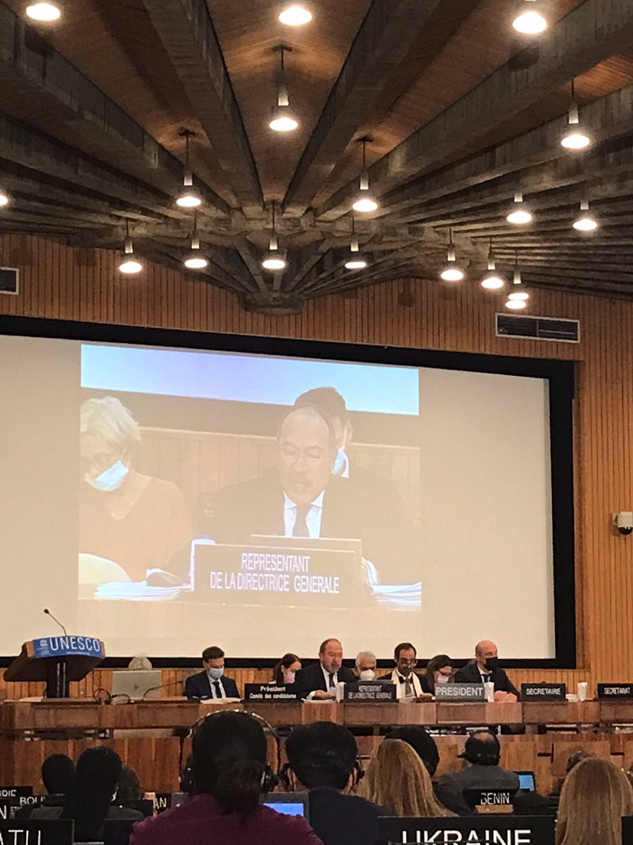 DjactaSomia's tweet image. La commission Communication et Information débute à l’instant. Au programme : #PIDC ( #IPDC in 🇬🇧 ), #PIPT ( #IFAP in 🇬🇧 )le lancement de l’Atlas des langues, la Déclaration de Windhoek+30, Priorité Afrique, et le programme et budget 2022-2025. #unescoGC #unesco75 @TawfikJelassi